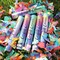6PCS 12" Multicolor Biodegradable Confetti Cannons – Party Poppers for Celebrations